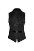 SiaLinda for Men: Herrenweste Tore, Samt Brokat, schwarz, soft - SiaLinda.com